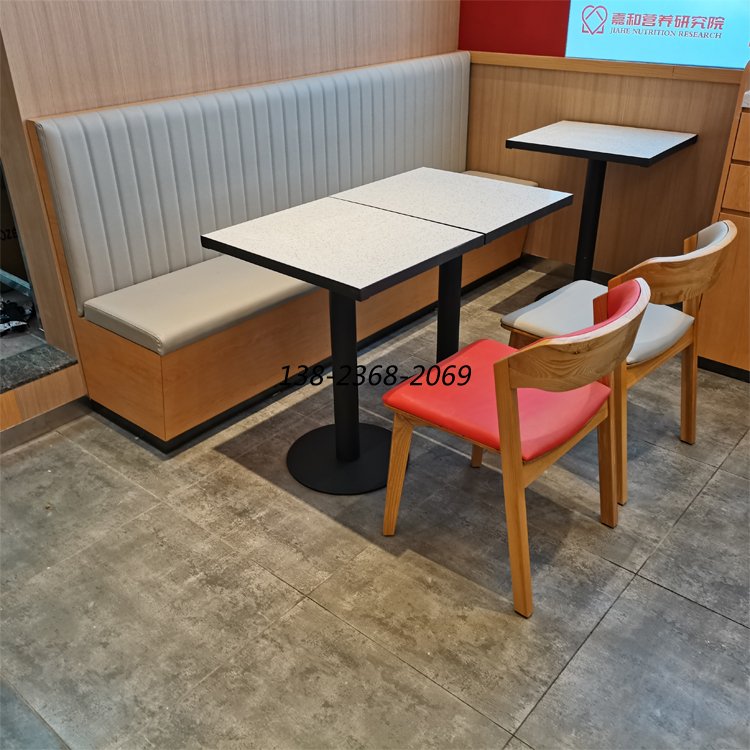 茶餐廳靠墻沙發(fā)訂制，餐